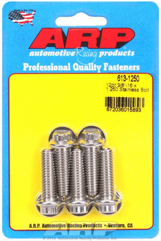 ARP ARP 3/8"-16 x 1.250 12pt SS bolts (613-1250) SR