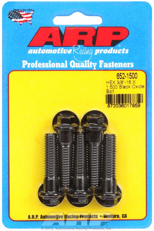 ARP ARP 3/8"-16 X 1.500 hex black oxide bolts (652-1500) SR