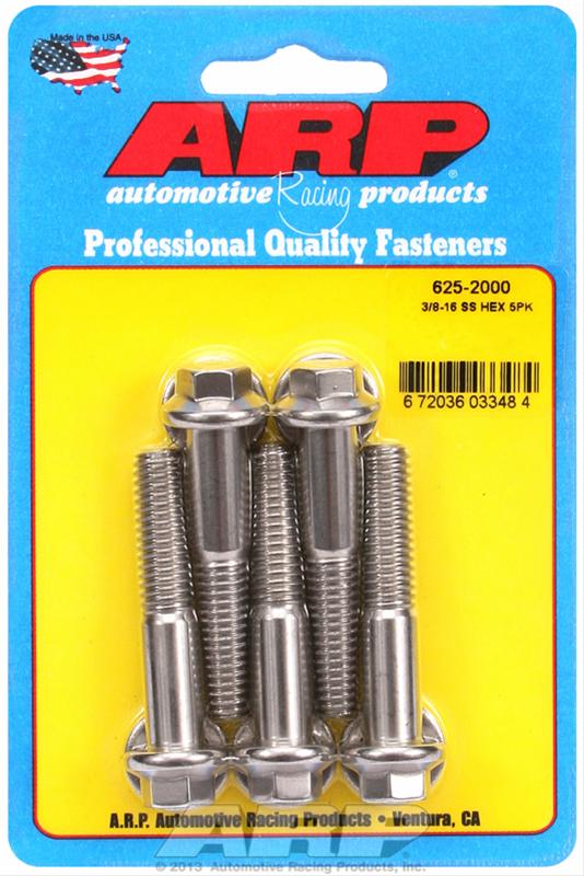 ARP ARP 3/8"-16 x 2.000 hex 7/16 wrenching SS bolts (625-2000) SR