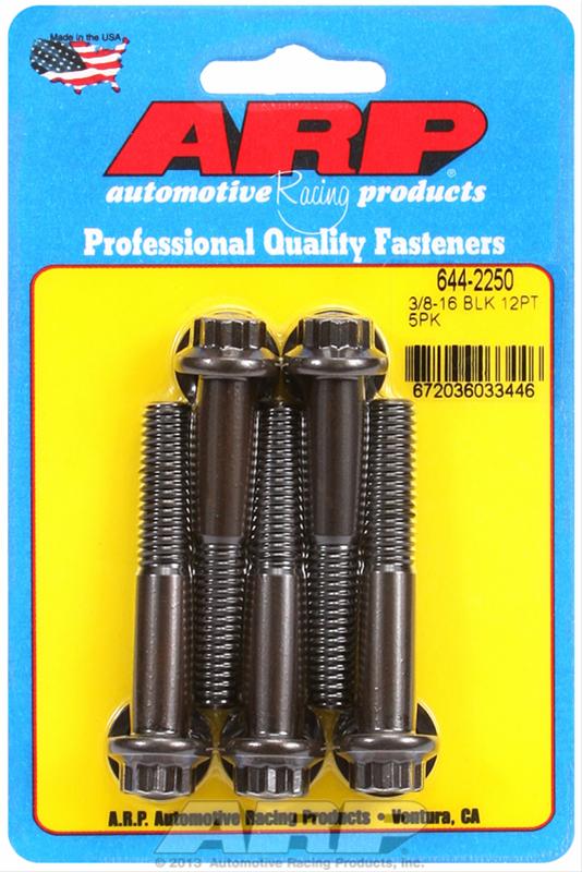 ARP ARP 3/8"-16 x 2.250 12pt 7/16 wrenching black oxide bolts (644-2250) SR