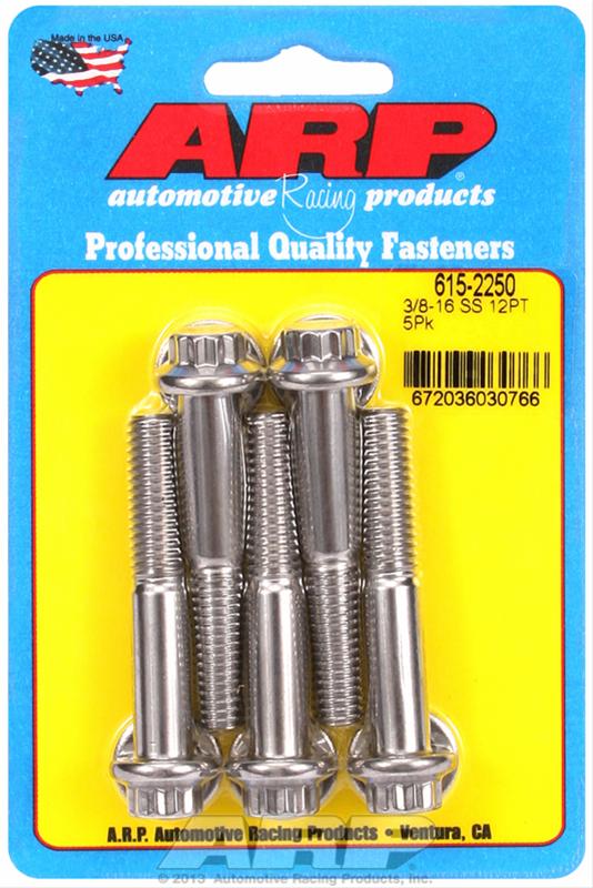 ARP ARP 3/8"-16 x 2.250 12pt 7/16 wrenching SS bolts (615-2250) SR