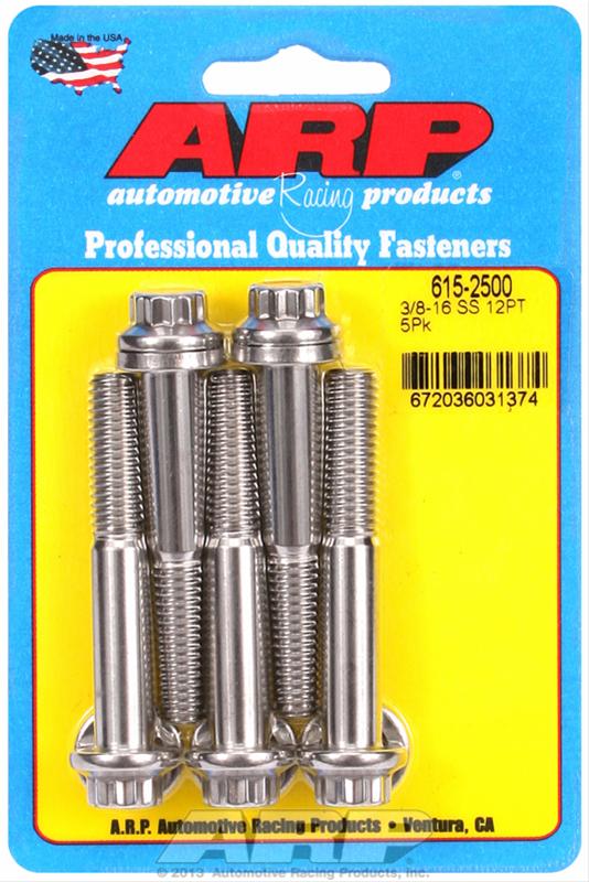ARP ARP 3/8"-16 x 2.500 12pt 7/16 wrenching SS bolts (615-2500) SR