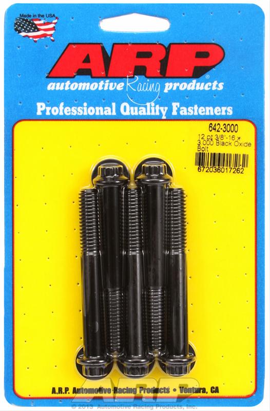 ARP ARP 3/8"-16 x 3.000 12pt black oxide bolts (642-3000) SR