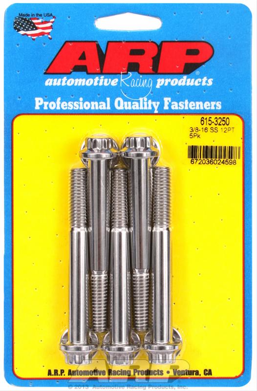 ARP ARP 3/8"-16 x 3.250 12pt 7/16 wrenching SS bolts (615-3250) SR