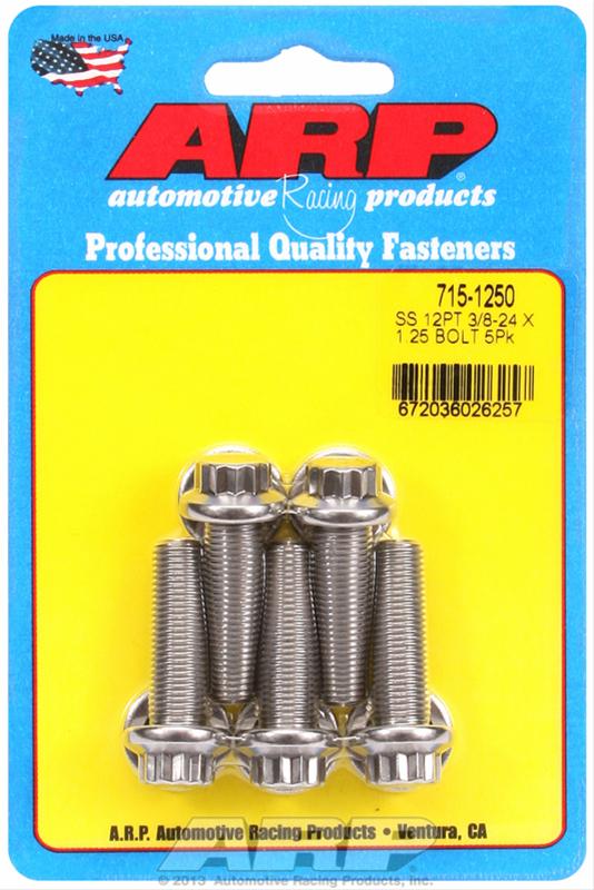 ARP ARP 3/8"-24 x 1.250 12pt 7/16 wrenching SS bolts (715-1250) SR