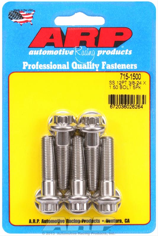 ARP ARP 3/8"-24 x 1.500 12pt 7/16 wrenching SS bolts (715-1500) SR