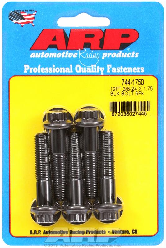 ARP ARP 3/8"-24 x 1.750 12pt 7/16 wrenching black oxide bolts (744-1750) SR