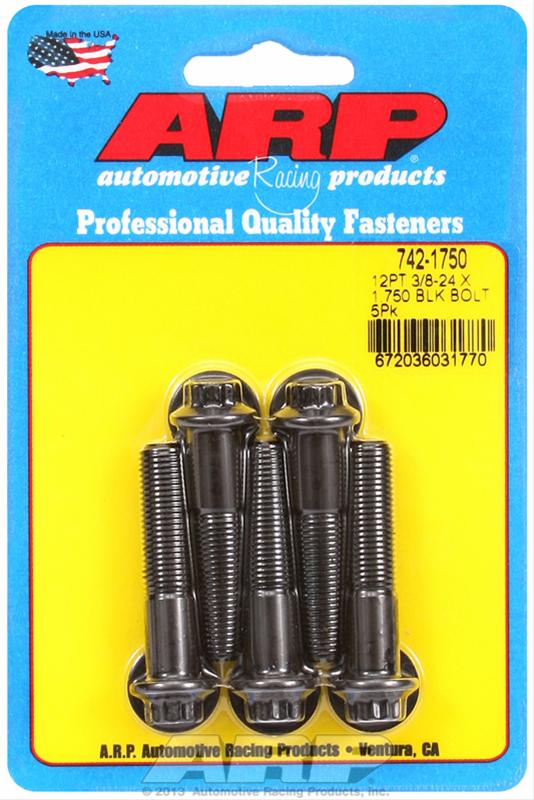 ARP ARP 3/8"-24 x 1.750 12pt black oxide bolts (742-1750) SR
