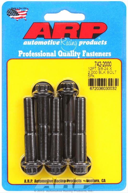 ARP ARP 3/8"-24 x 2.000 12pt black oxide bolts (742-2000) SR