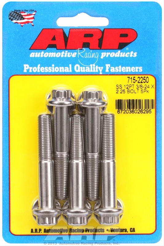 ARP ARP 3/8"-24 x 2.250 12pt 7/16 wrenching SS bolts (715-2250) SR