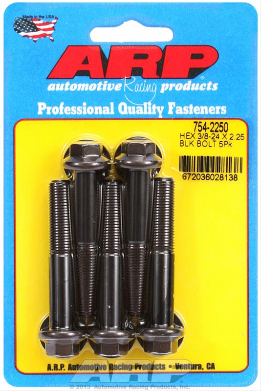 ARP ARP 3/8"-24 x 2.250 hex 7/16 wrenching black oxide bolts (754-2250) SR