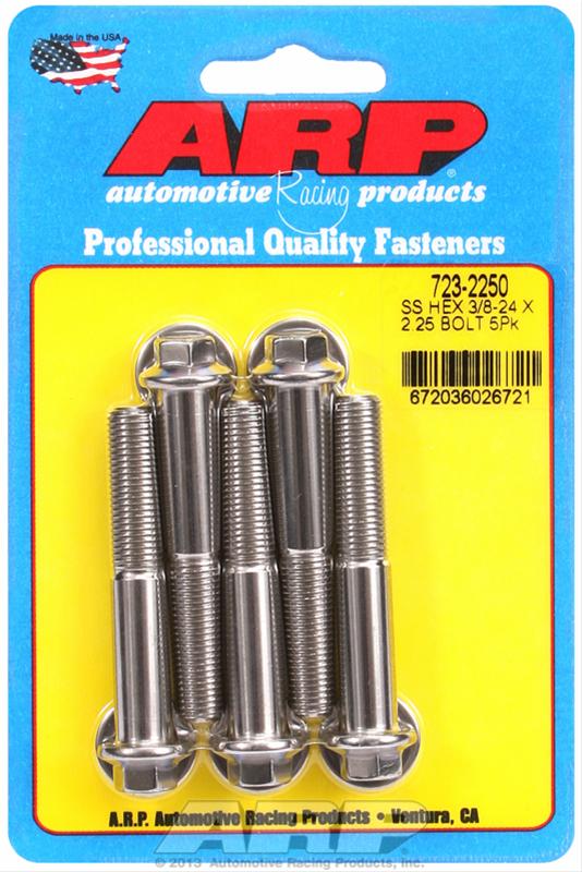 ARP ARP 3/8"-24 x 2.250 hex SS bolts (723-2250) SR