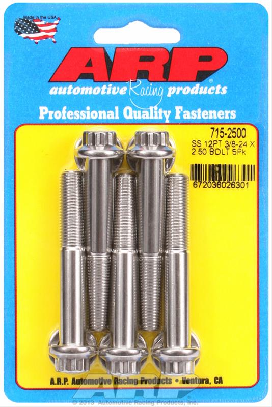 ARP ARP 3/8"-24 x 2.500 12pt 7/16 wrenching SS bolts (715-2500) SR