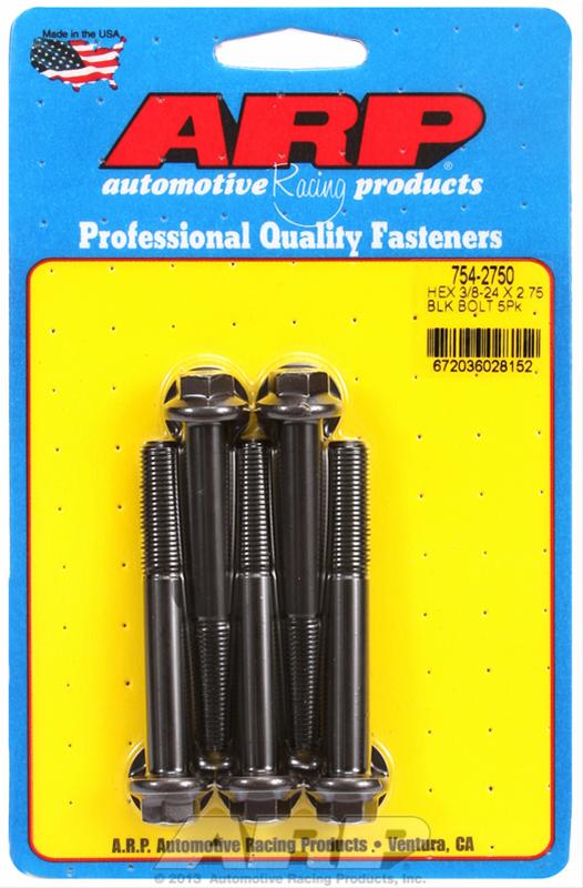 ARP ARP 3/8"-24 x 2.750 hex 7/16 wrenching black oxide bolts (754-2750) SR