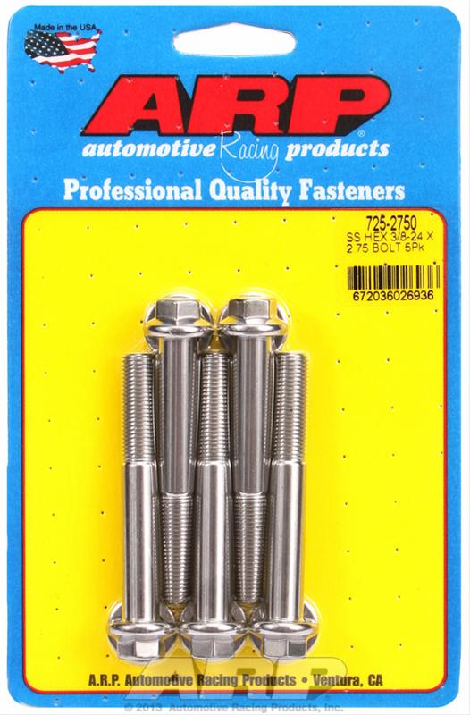 ARP ARP 3/8"-24 x 2.750 hex 7/16 wrenching SS bolts (725-2750) SR