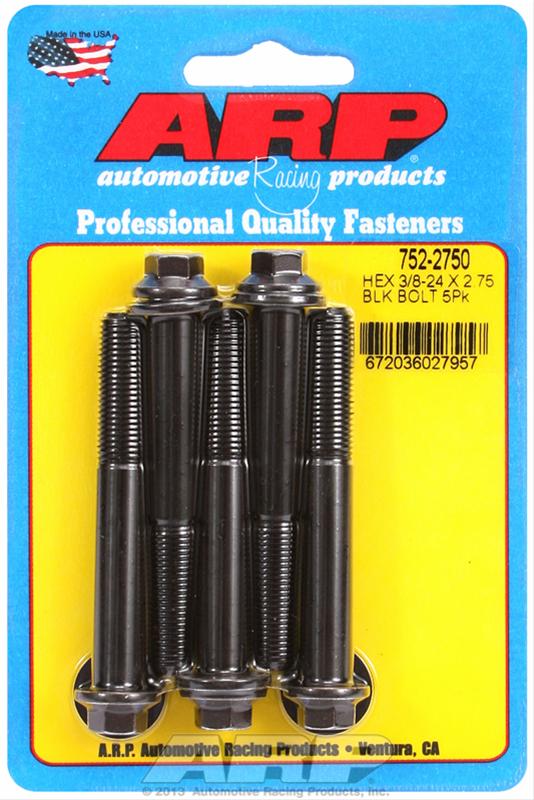 ARP ARP 3/8"-24 x 2.750 hex black oxide bolts (752-2750) SR