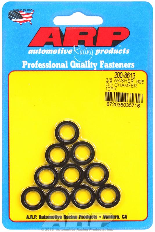 ARP ARP 3/8"ID .625"OD chamfer black washers (200-8613) SR