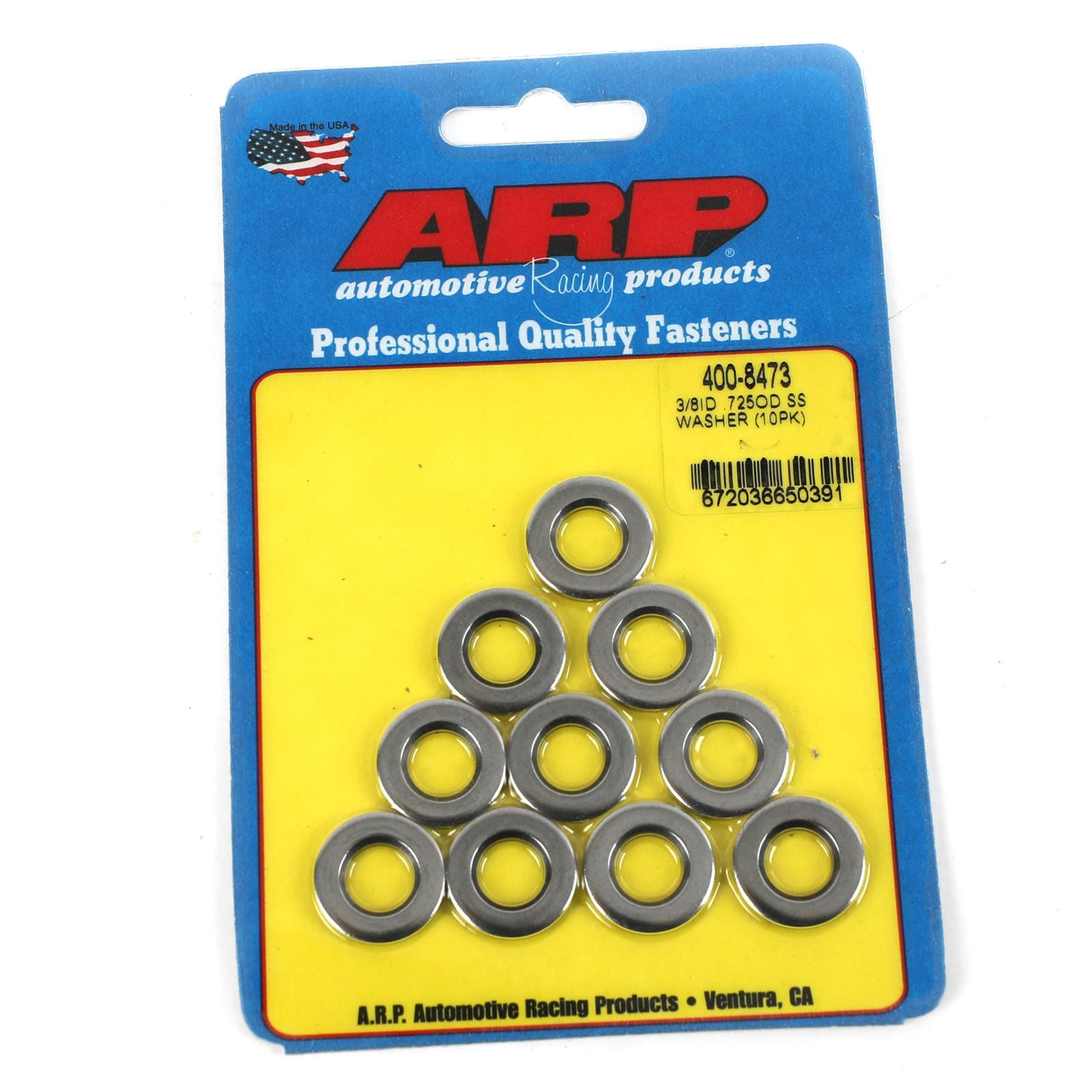 ARP ARP 3/8ID .725OD SS washer (400-8473) SR