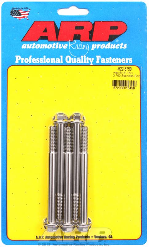 ARP ARP 5/16"-18 x 3.750 hex SS bolts (622-3750) SR