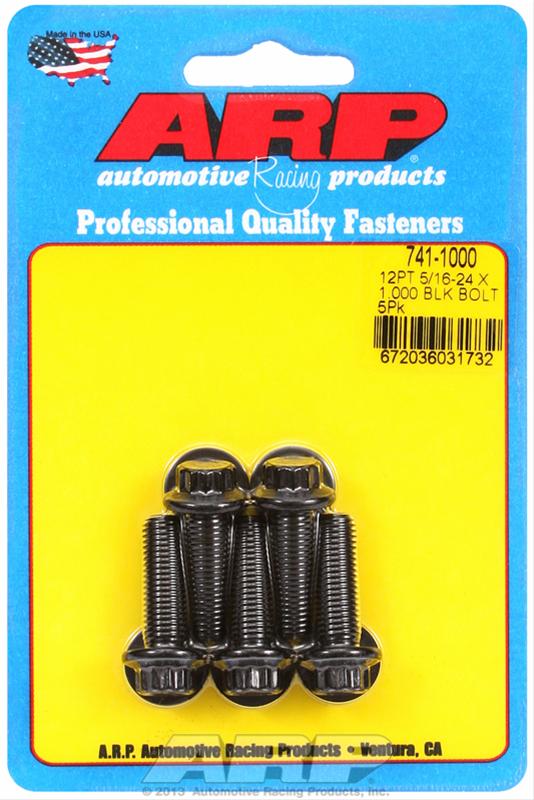 ARP ARP 5/16"-24 x 1.000 12pt black oxide bolts (741-1000) SR