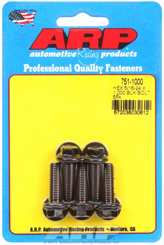 ARP ARP 5/16"-24 x 1.000 hex black oxide bolts (751-1000) SR