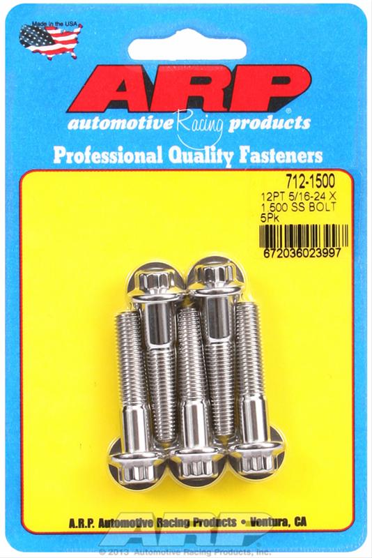 ARP ARP 5/16"-24 x 1.500 12pt SS bolts (712-1500) SR