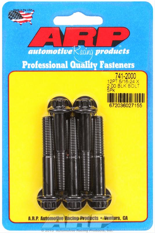 ARP ARP 5/16"-24 x 2.000 12pt black oxide bolts (741-2000) SR