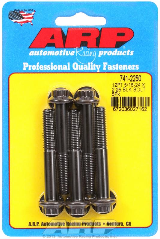 ARP ARP 5/16"-24 x 2.250 12pt black oxide bolts (741-2250) SR