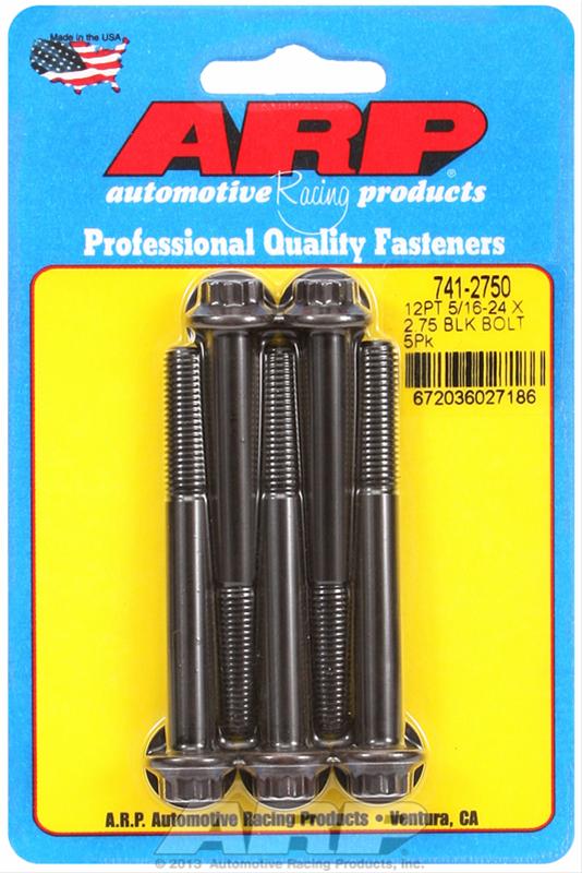 ARP ARP 5/16"-24 x 2.750 12pt black oxide bolts (741-2750) SR