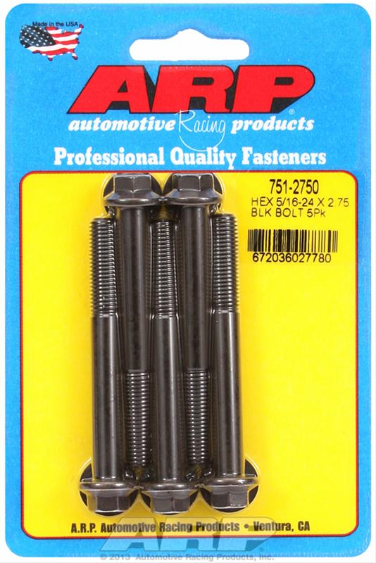 ARP ARP 5/16"-24 x 2.750 hex black oxide bolts (751-2750) SR