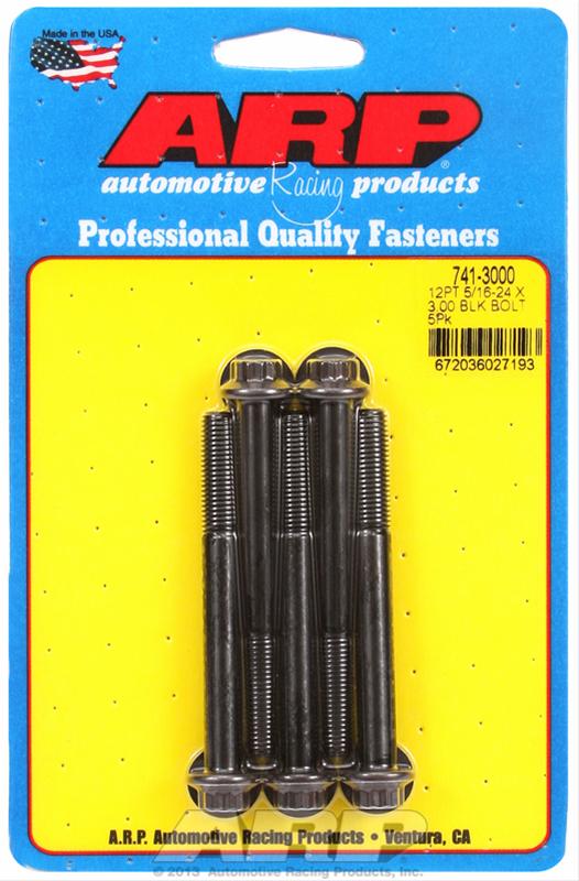 ARP ARP 5/16"-24 x 3.000 12pt black oxide bolts (741-3000) SR