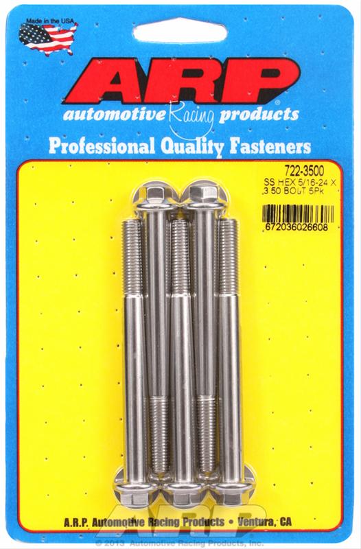 ARP ARP 5/16"-24 x 3.500 hex SS bolts (722-3500) SR
