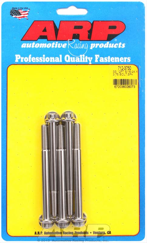 ARP ARP 5/16"-24 x 3.750 12pt SS bolts (712-3750) SR