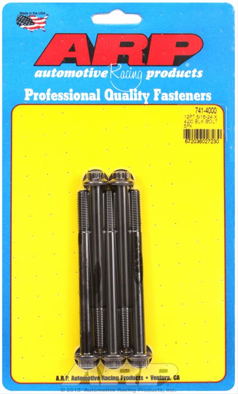 ARP ARP 5/16"-24 x 4.000 12pt black oxide bolts (741-4000) SR