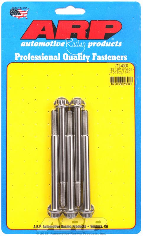 ARP ARP 5/16"-24 x 4.000 12pt SS bolts (712-4000) SR