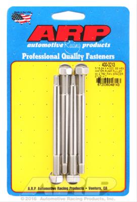 ARP ARP 5/16-24 X 4.000 SS hex water pump pulley w/ 2.750" fan s (400-3213) SR