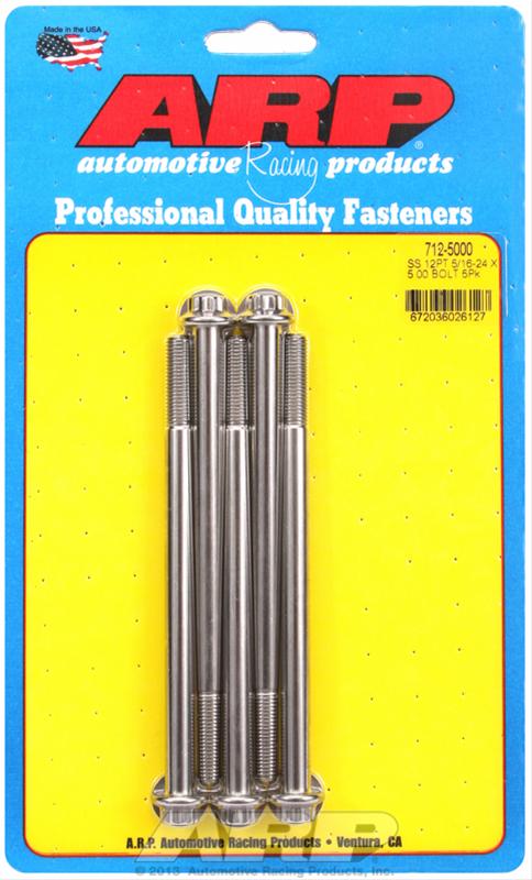 ARP ARP 5/16"-24 x 5.000 12pt SS bolts (712-5000) SR