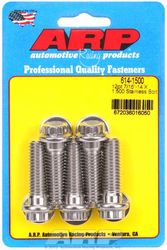 ARP ARP 7/16"-14 X 1.500 12pt 1/2 wrenching SS bolts (614-1500) SR