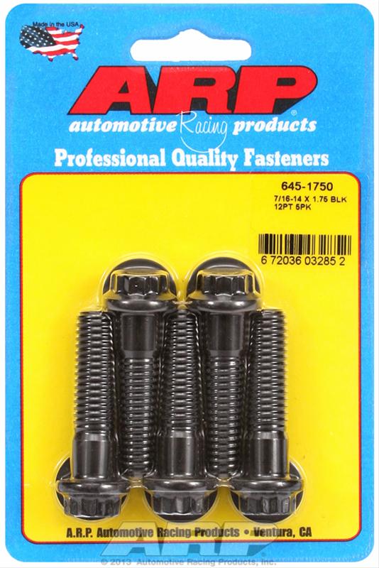 ARP ARP 7/16"-14 X 1.750 12pt 1/2 wrenching black oxide bolts (645-1750) SR