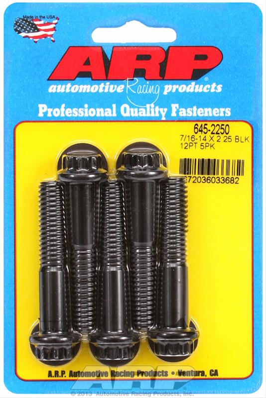 ARP ARP 7/16"-14 X 2.250 12pt 1/2 wrenching black oxide bolts (645-2250) SR