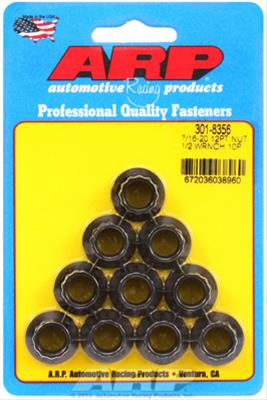 ARP ARP 7/16-20 1/2 socket 12 pt nut kit (301-8356) SR