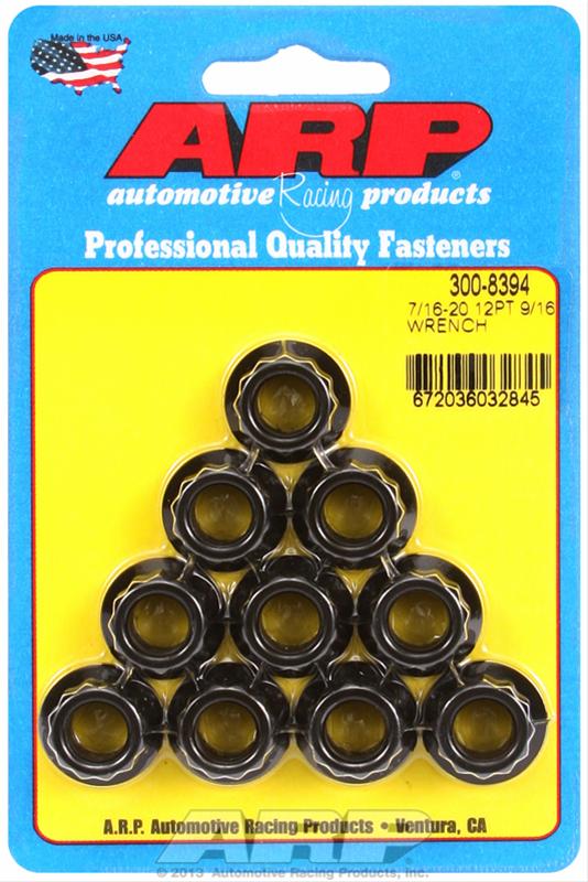 ARP ARP 7/16"-20, 9/16" socket 12pt nut kit (300-8394) SR