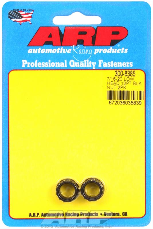 ARP ARP 7/16"-20, low head, .600 flange OD 12pt nut kit (300-8385) SR