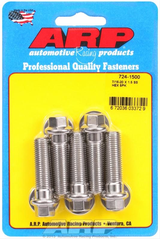 ARP ARP 7/16"-20 x 1.500 hex SS bolts (724-1500) SR