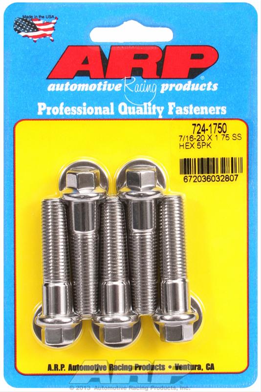 ARP ARP 7/16"-20 x 1.750 hex SS bolts (724-1750) SR
