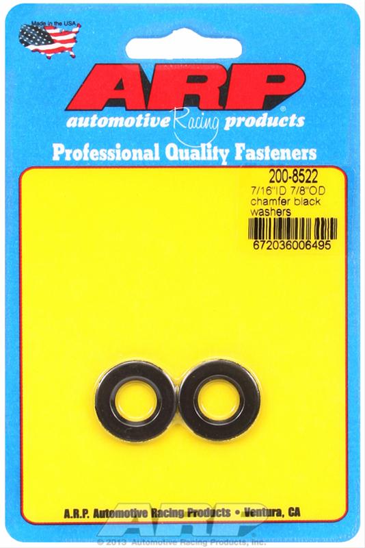 ARP ARP 7/16"ID 7/8"OD chamfer black washers (200-8522) SR
