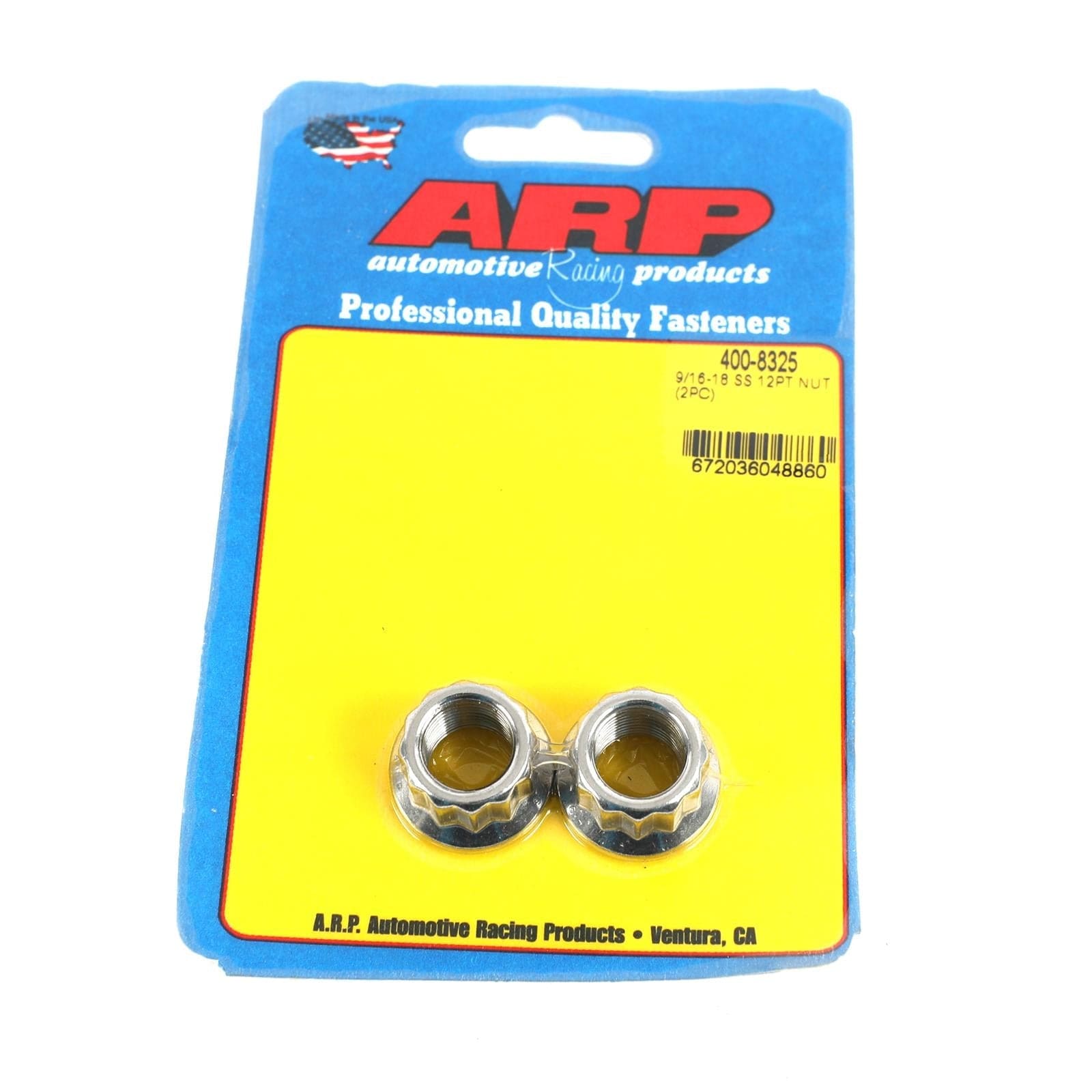 ARP ARP 9/16-18 SS 12pt nut kit (400-8325) SR