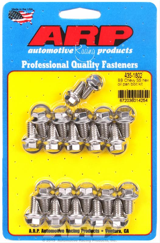ARP ARP BB Chevy SS hex oil pan bolt kit (435-1802) SR