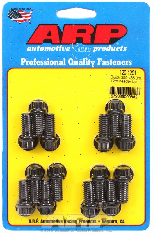 ARP ARP Buick 350-455 3/8" 12pt header bolt kit (120-1201) SR