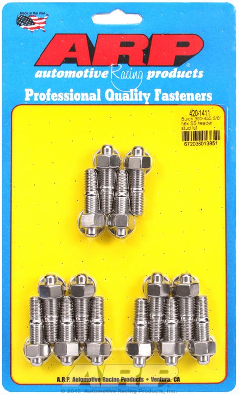 ARP ARP Buick 350-455 3/8" hex SS header stud kit (420-1411) SR